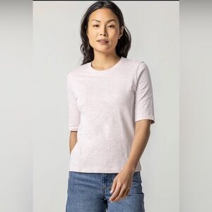 Lilla P ELBOW SLEEVE CREWNECK Tee Shirt Size XS EUC